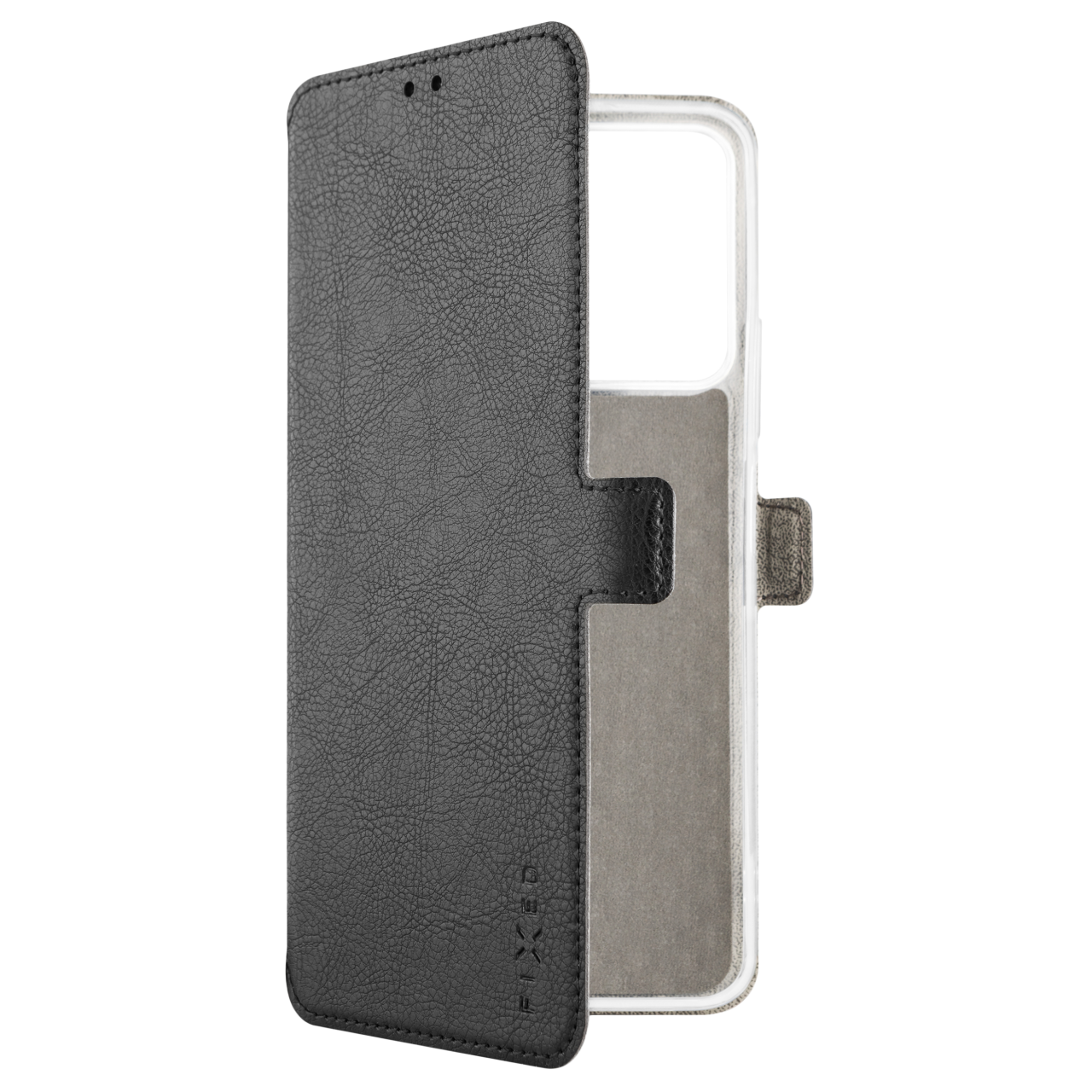FIXED Tenké pouzdro typu kniha Topic pro Xiaomi Redmi 13C 5G/POCO M6 5G, černé