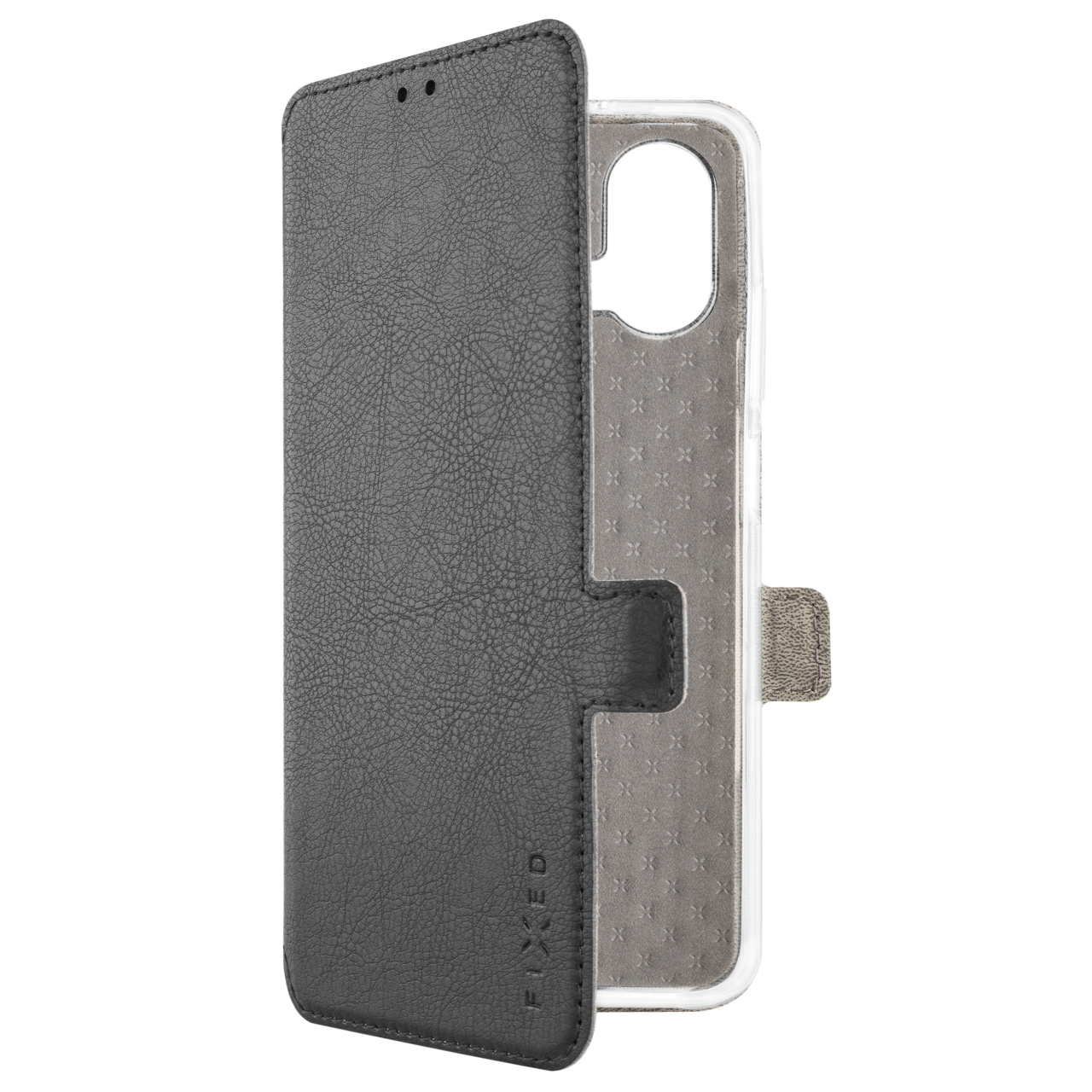 FIXED Tenké pouzdro typu kniha Topic pro Motorola Moto G34 5G, černé