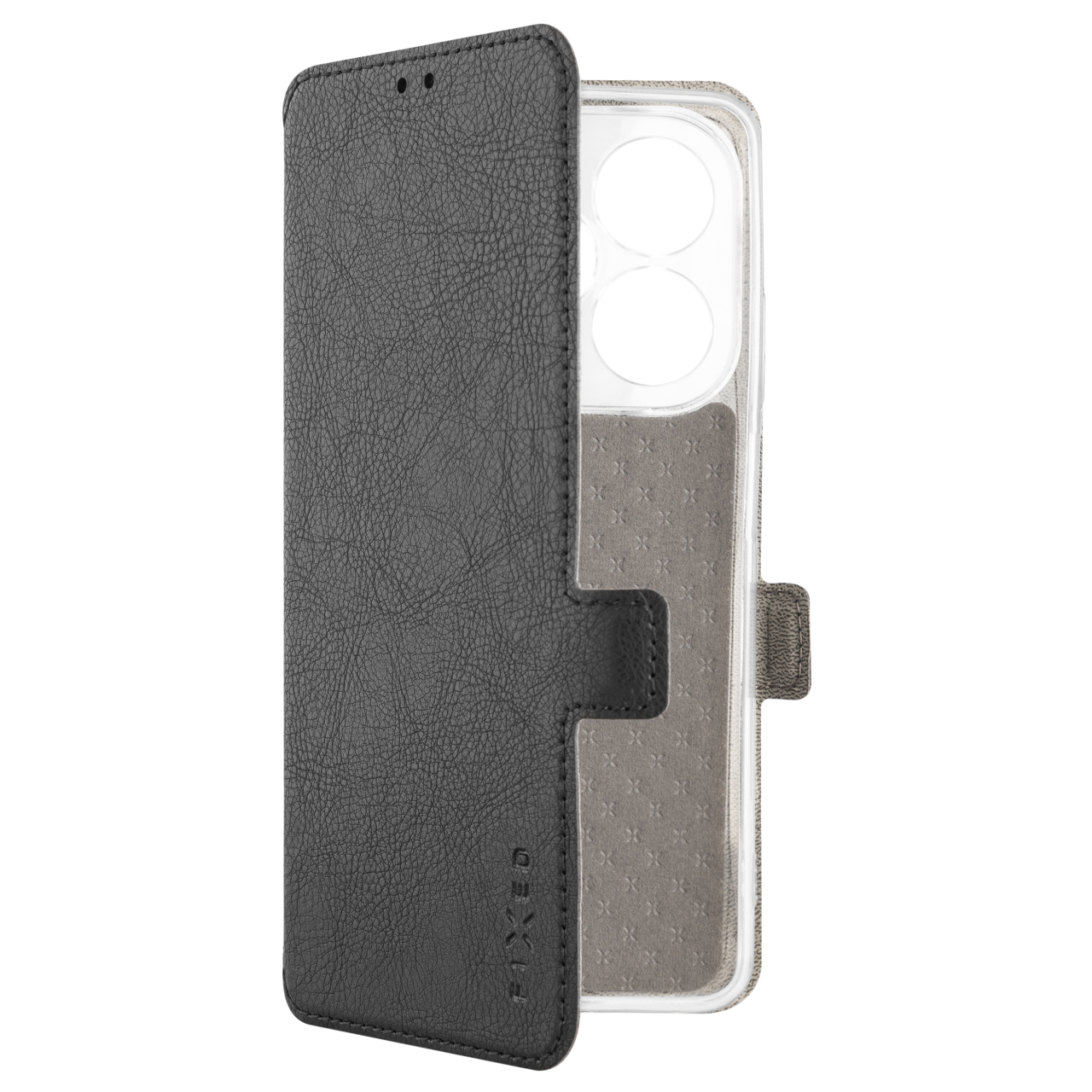 FIXED Tenké pouzdro typu kniha Topic pro Infinix Hot 40i, černé
