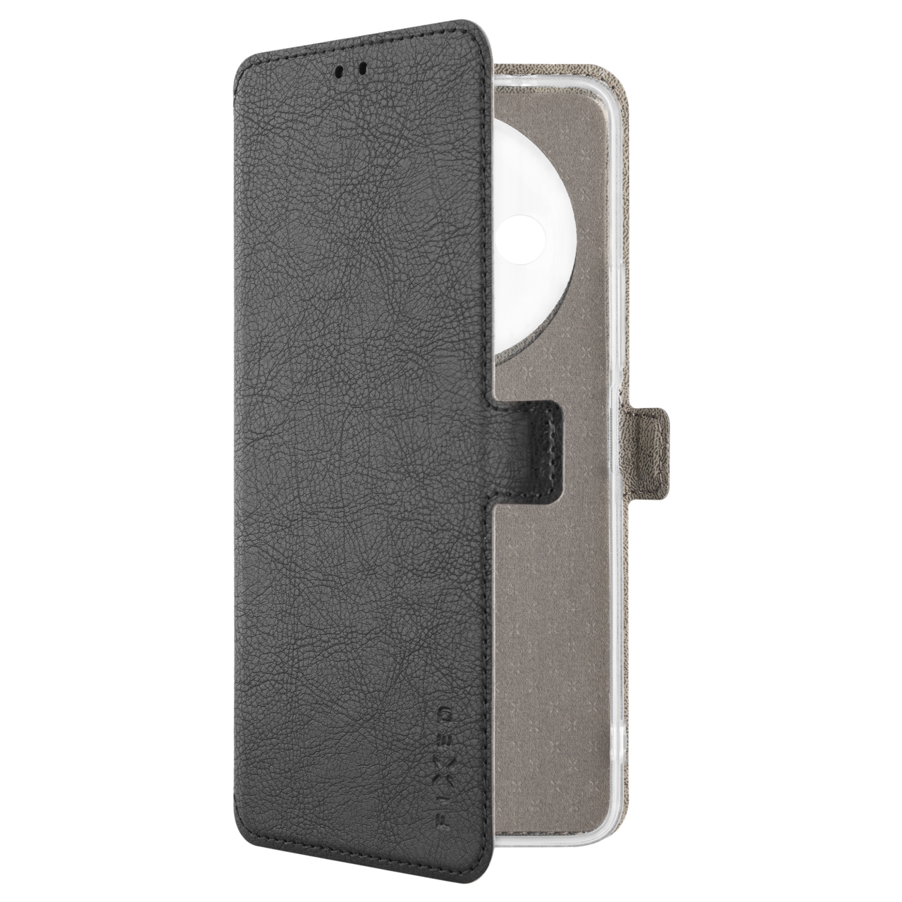 FIXED Tenké pouzdro typu kniha Topic pro Xiaomi Redmi A3/A3x/POCO C61, černé