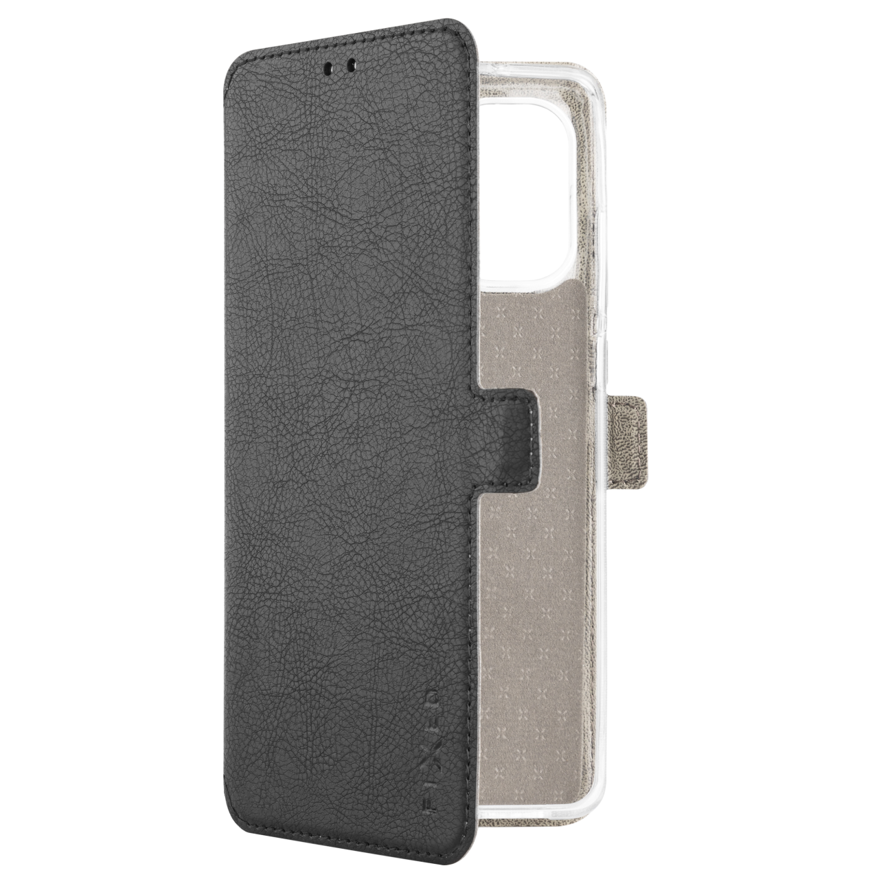 FIXED Tenké pouzdro typu kniha Topic pro Motorola Moto G85/S50 Neo, černé