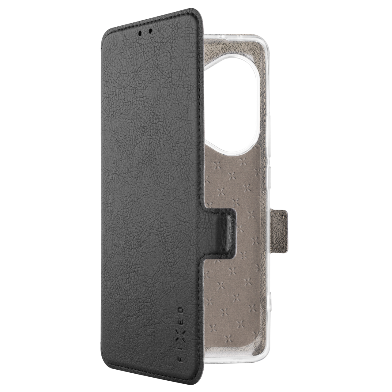 FIXED Tenké pouzdro typu kniha Topic pro Realme GT 6T 5G/6 5G/NEO6/NEO6 SE, černé