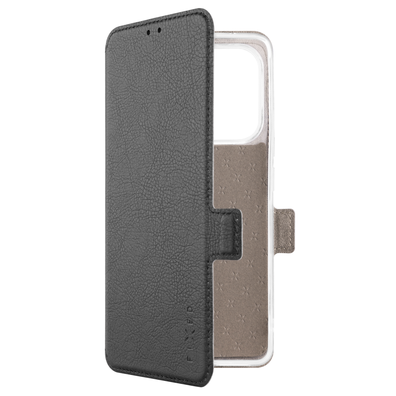 FIXED Tenké pouzdro typu kniha Topic pro Xiaomi Redmi Note 14, černé