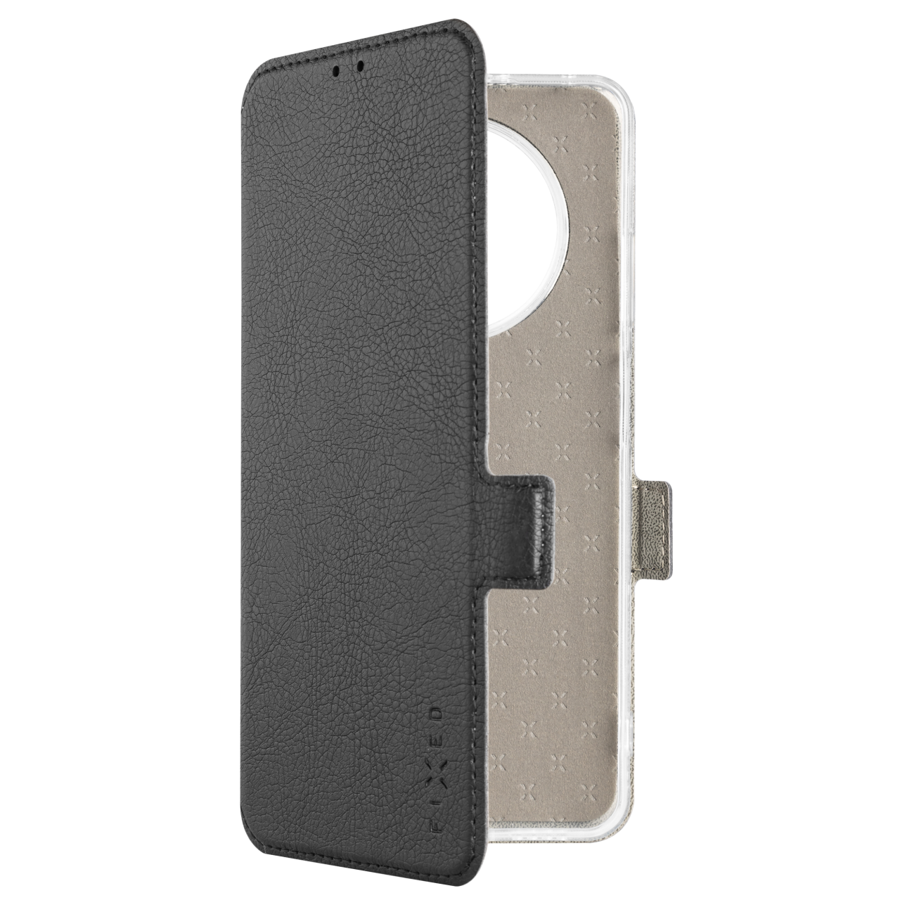 FIXED Tenké pouzdro typu kniha Topic pro Realme C65 5G/Narzo N65 5G/70X 5G, černé
