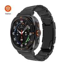 Titanový řemínek FIXED Titanium Strap pro smartwatch Samsung Galaxy Watch Ultra, černý