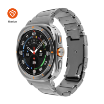 Titanový řemínek FIXED Titanium Strap pro smartwatch Samsung Galaxy Watch Ultra, přírodní titan