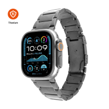 Titanový řemínek FIXED Titanium Strap pro Apple Watch 44/45/46/49mm, přírodní titan
