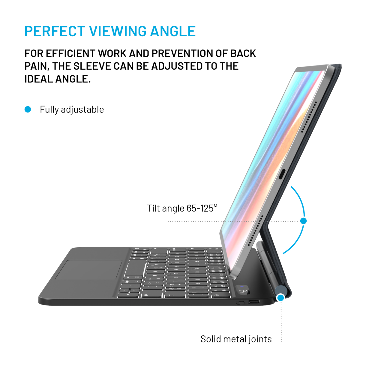 FIXED Pouzdro s bezdrátovou klávesnicí Typee pro Apple iPad Pro 11" M4 2024, CZ, černé
