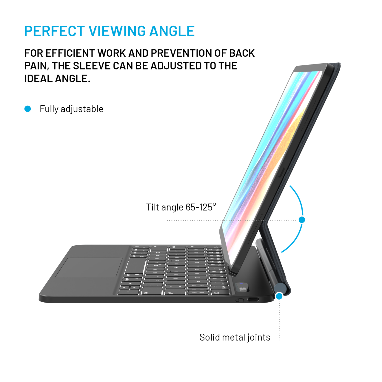FIXED Pouzdro s bezdrátovou klávesnicí Typee pro Apple iPad Pro 11" M4 2024, EN, černé