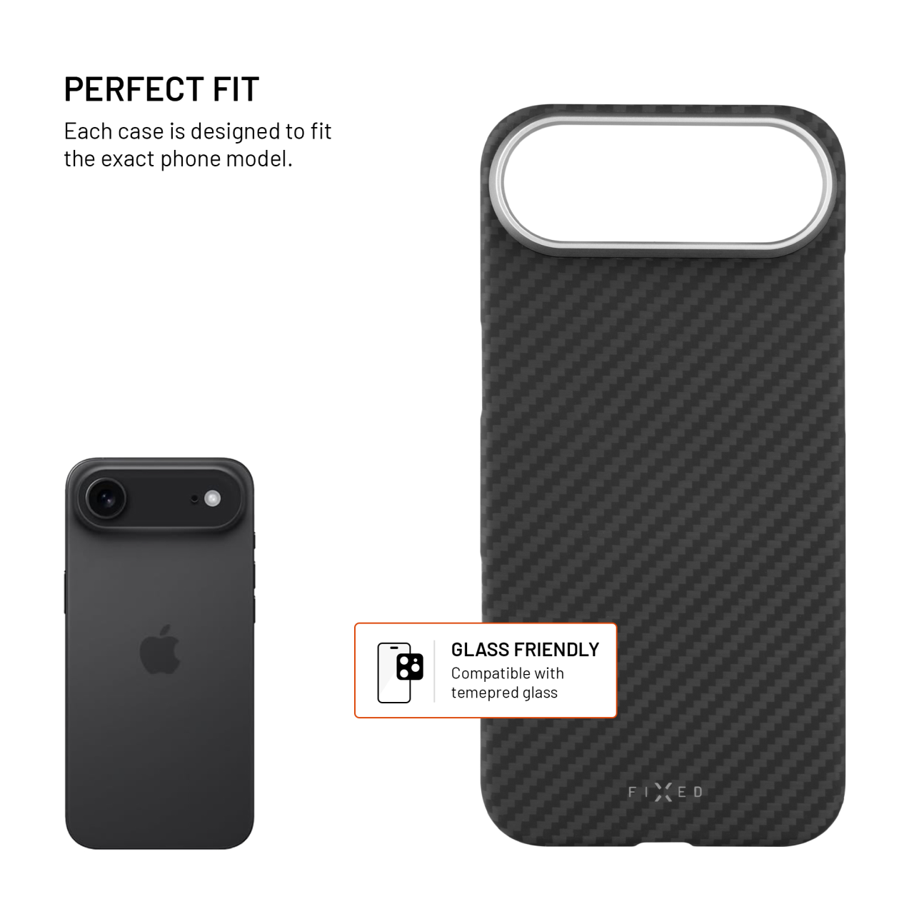 FIXED MagVelar iPhone Air – aramidový kryt MagSafe