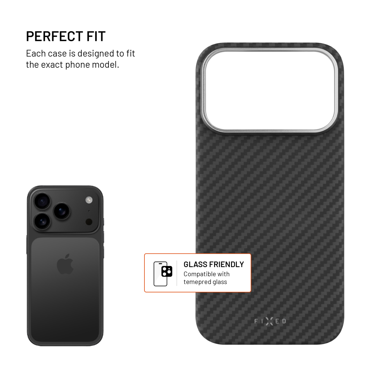 FIXED MagVelar iPhone 17 Pro – aramidový kryt MagSafe