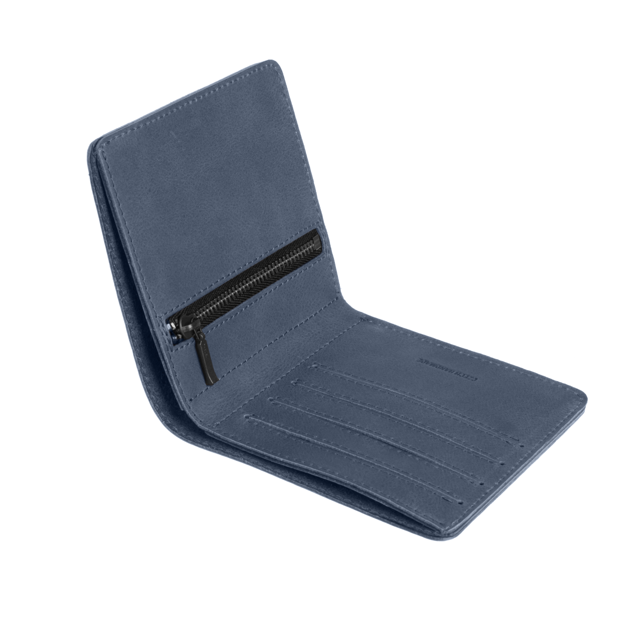 FIXED Kožená peněženka Classic Wallet z pravé hovězí kůže, modrá