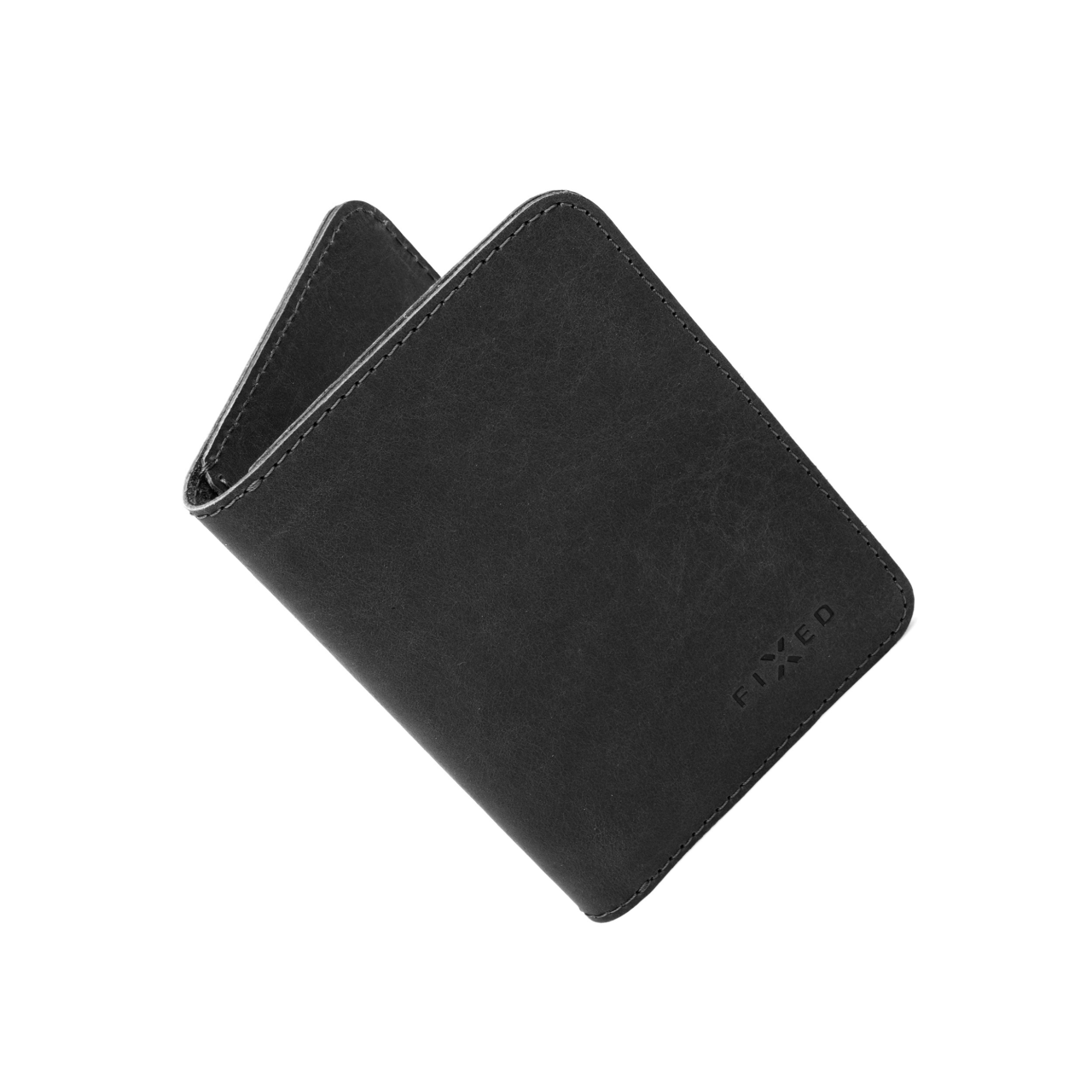 FIXED Kožená peněženka Wallet XL, černá