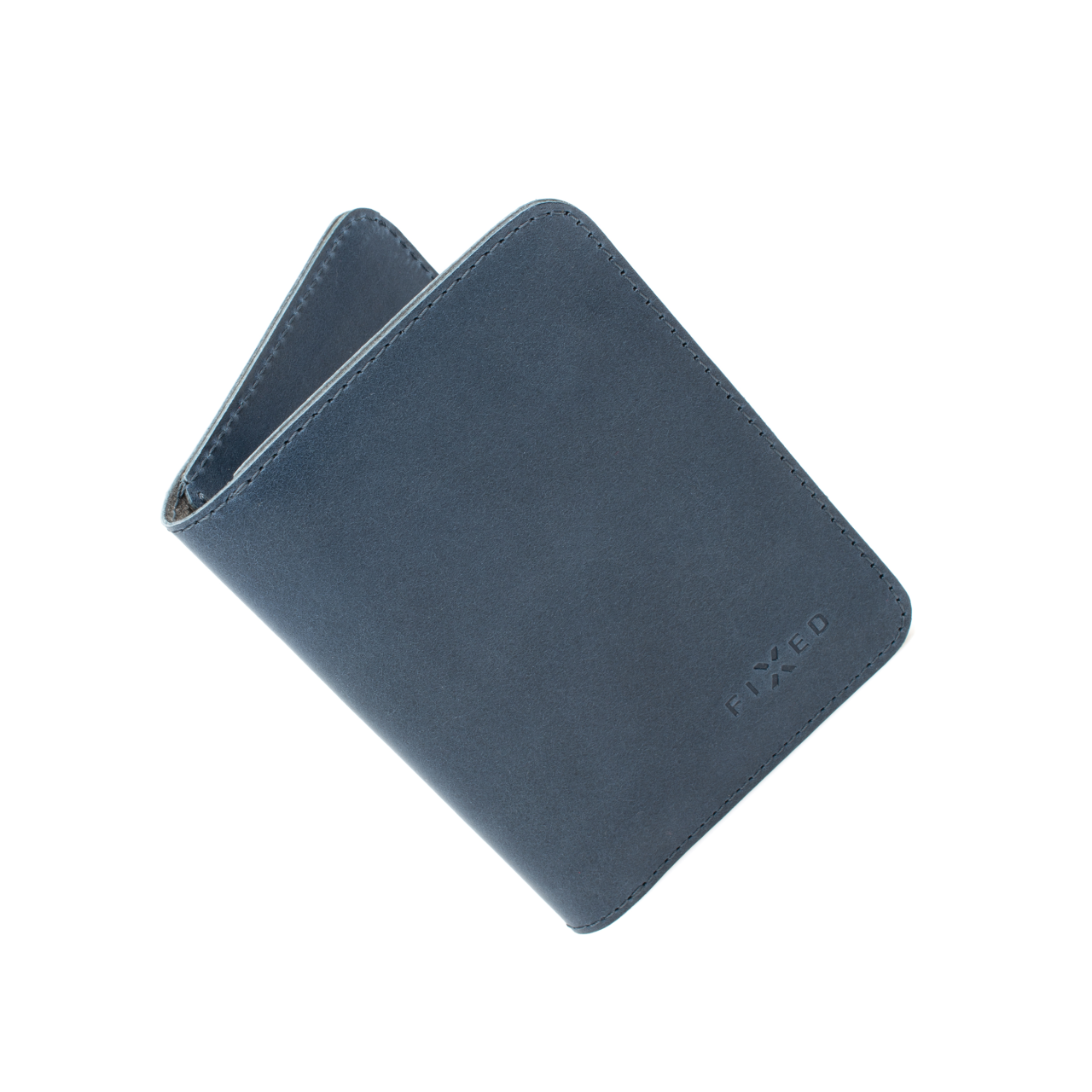 FIXED Kožená peněženka Wallet XL, modrá