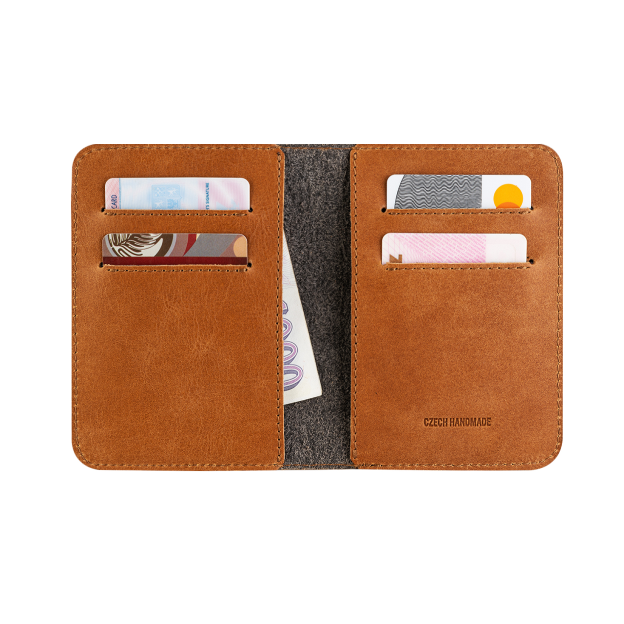 FIXED Kožená peněženka Wallet XL, hnědá