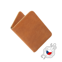 FIXED Kožená peněženka Wallet XL, hnědá