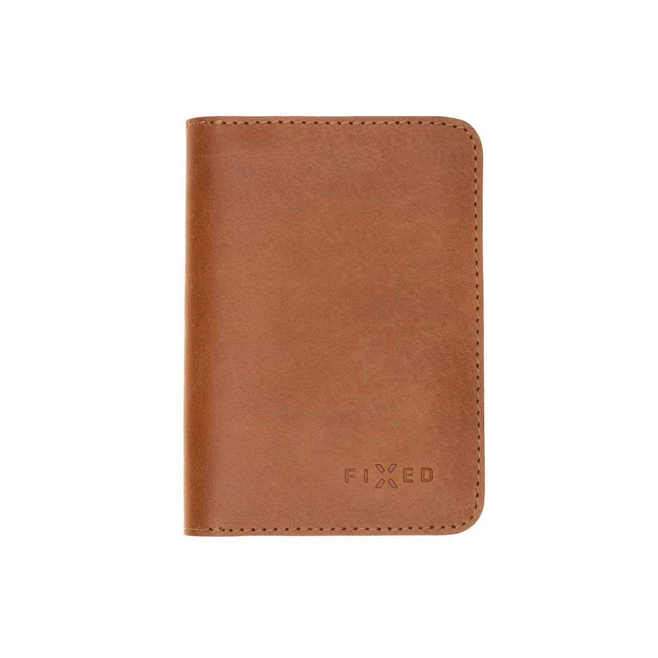 FIXED Kožená peněženka Wallet XL, hnědá