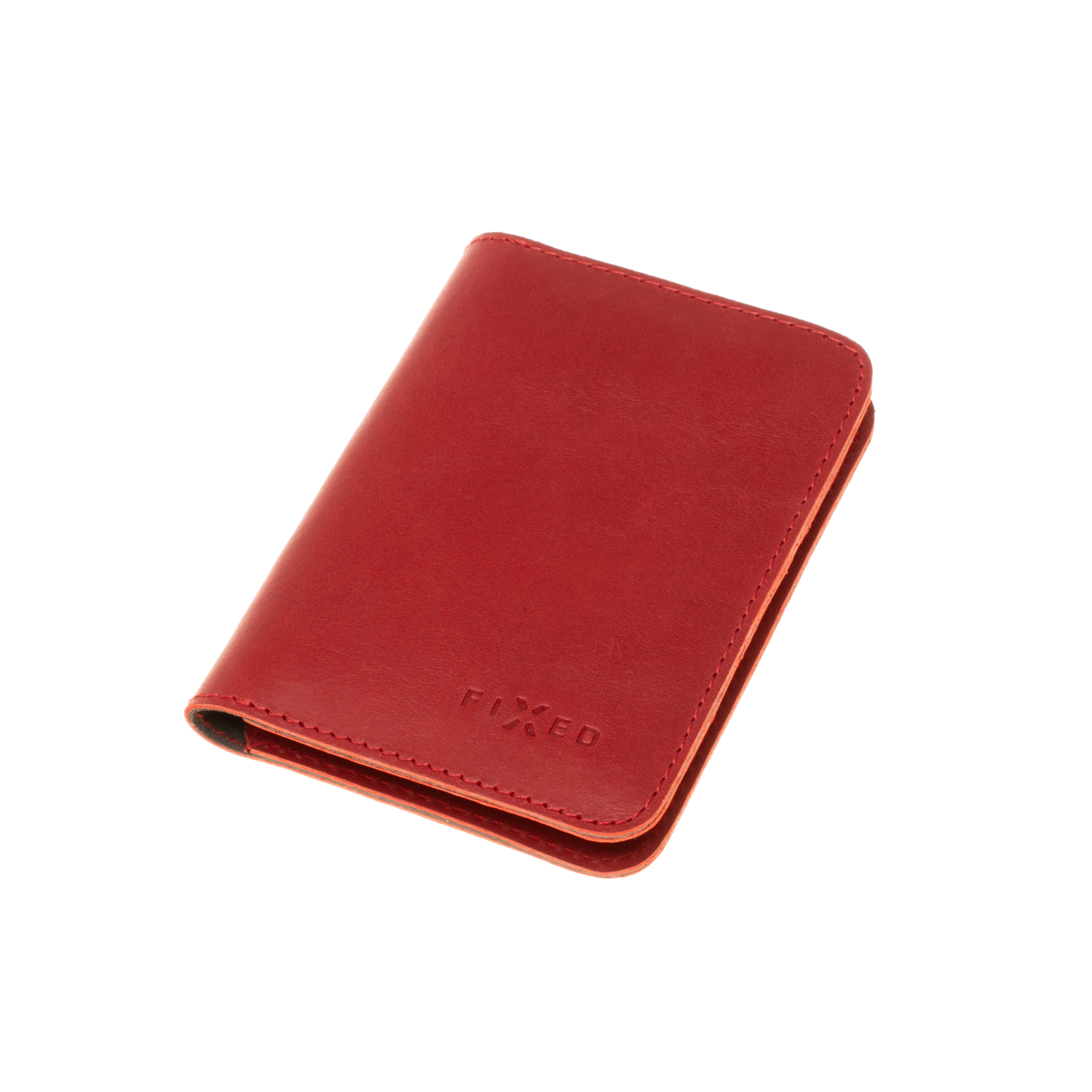 FIXED Kožená peněženka Wallet XL, červená