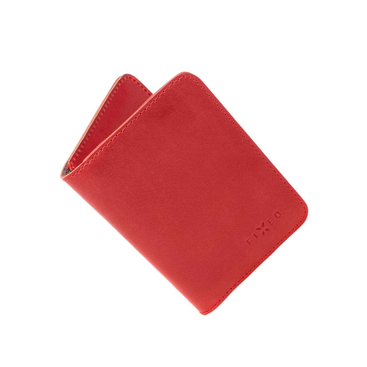 FIXED Kožená peněženka Wallet XL, červená