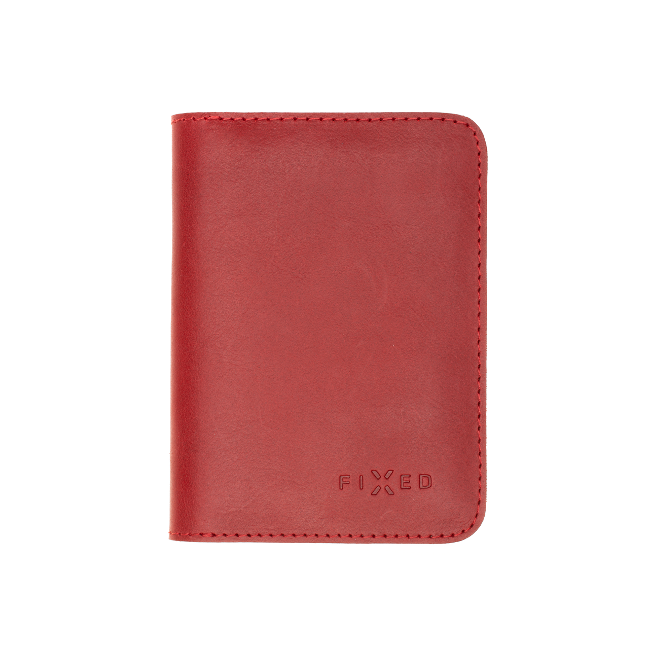 FIXED Kožená peněženka Wallet XL, červená