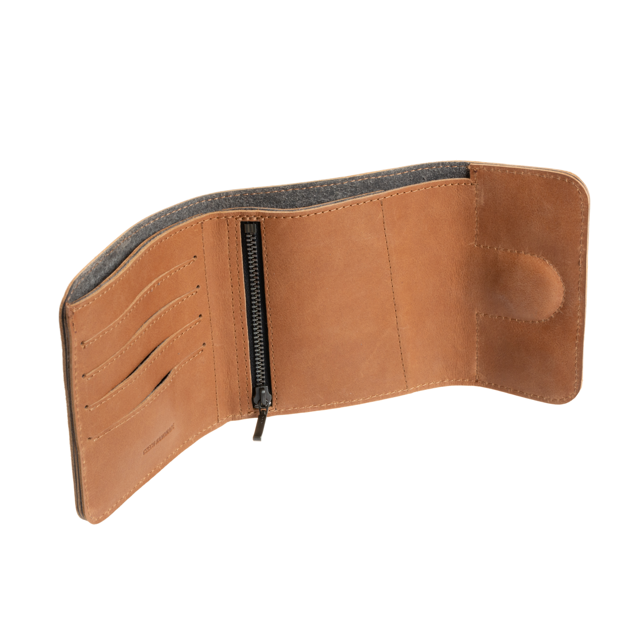 FIXED Kožená peněženka Classic Wallet for AirTag z pravé hovězí kůže, hnědá