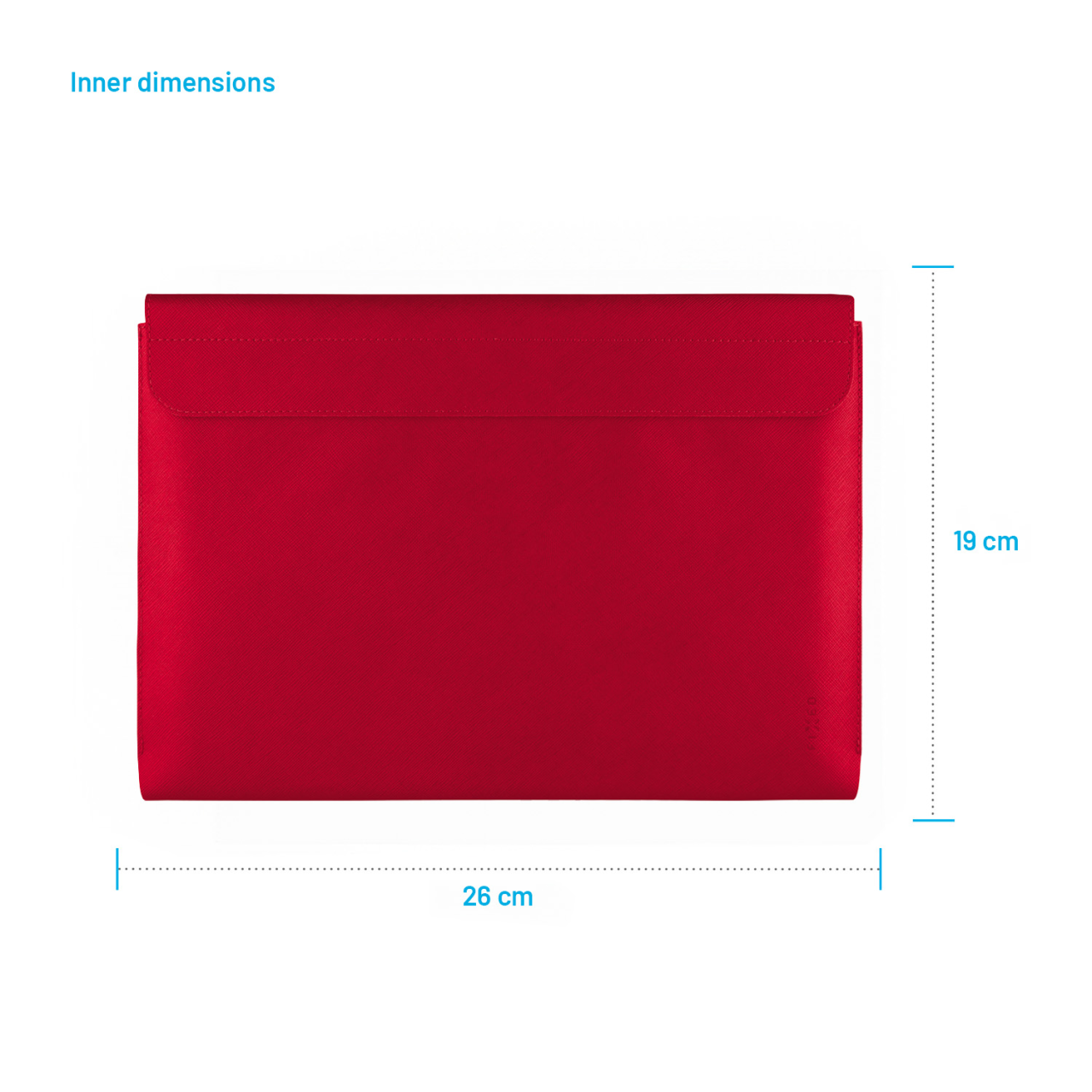 FIXED Pouzdro York pro tablety o úhlopříčce do 11", červené