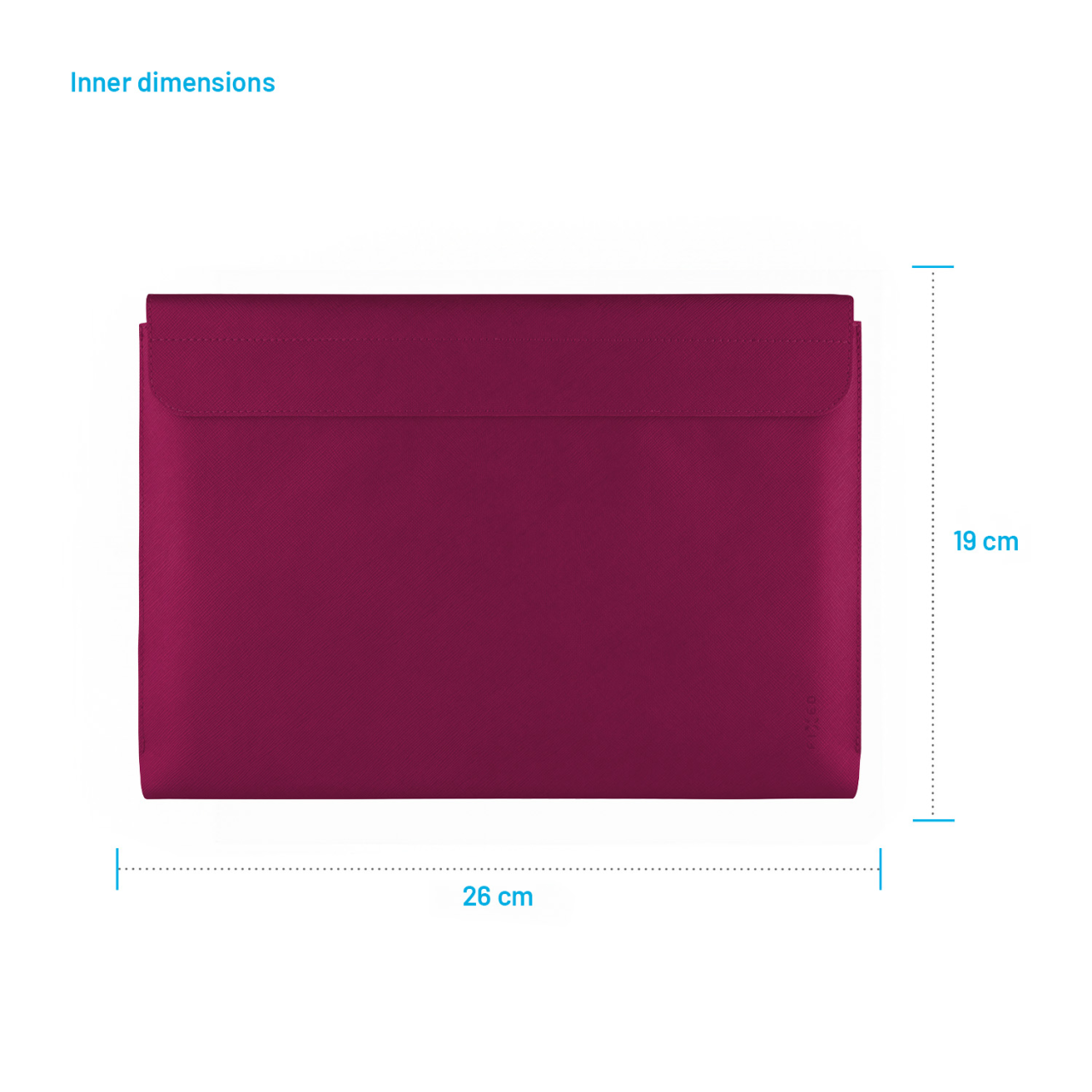 FIXED Pouzdro York pro tablety o úhlopříčce do 11", vínové