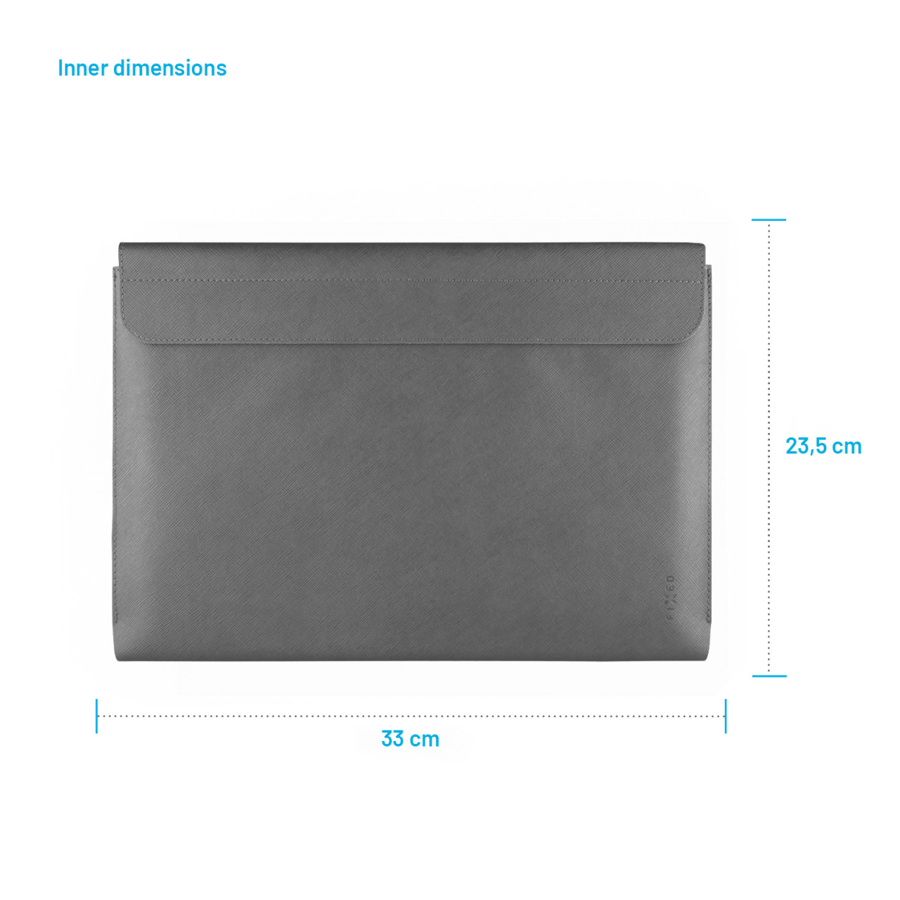 FIXED Pouzdro York pro notebooky o úhlopříčce do 13", šedé
