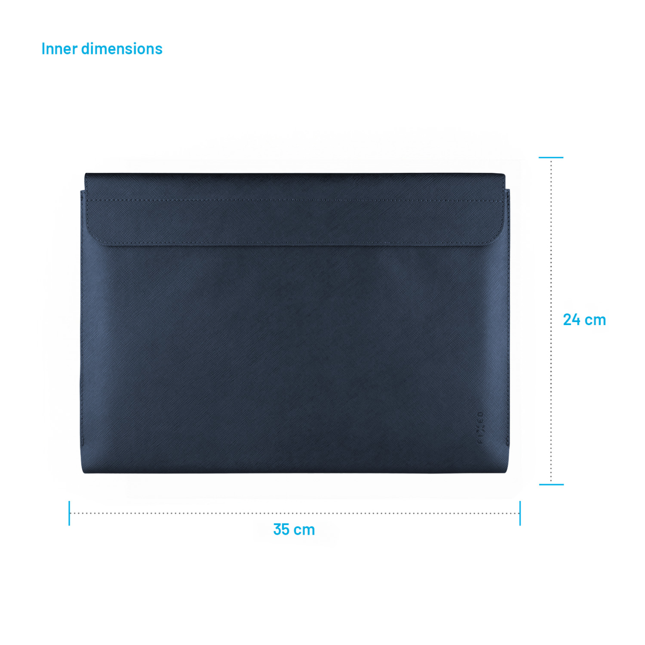 FIXED Pouzdro York pro notebooky o úhlopříčce do 15,3", tmavě modré
