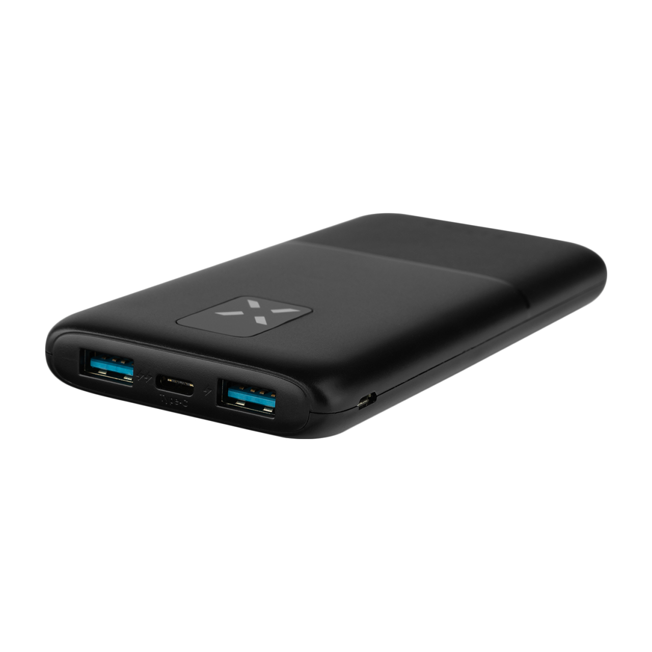 FIXED Powerbanka Zen 10 s LCD displejem a výstupem PD 20W, 10 000 mAh, černá