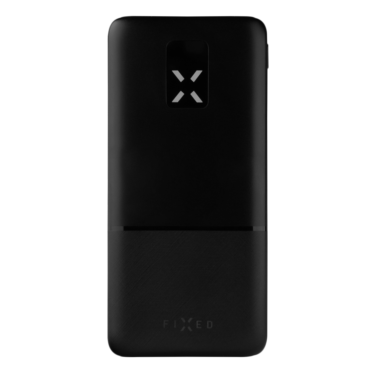 FIXED Powerbanka Zen 10 s LCD displejem a výstupem PD 20W, 10 000 mAh, černá