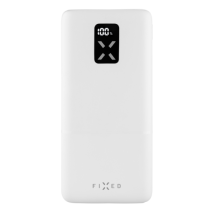 FIXED Powerbanka Zen 20 s LCD displejem a výstupem PD 20W, 20 000 mAh, bílá