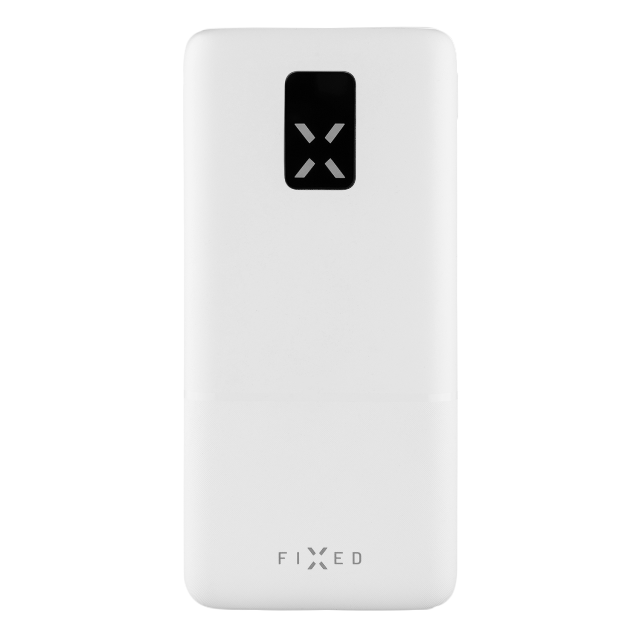 FIXED Powerbanka Zen 20 s LCD displejem a výstupem PD 20W, 20 000 mAh, bílá