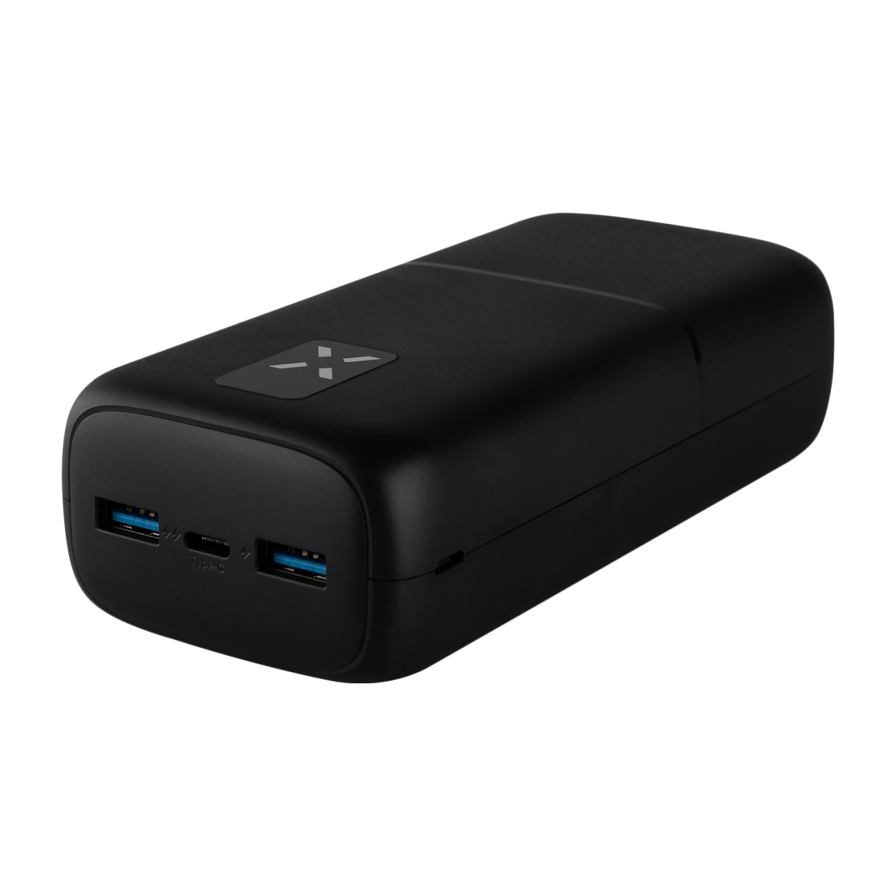 FIXED Powerbanka Zen 30 s LCD displejem a výstupem PD 20W, 30 000 mAh, černá