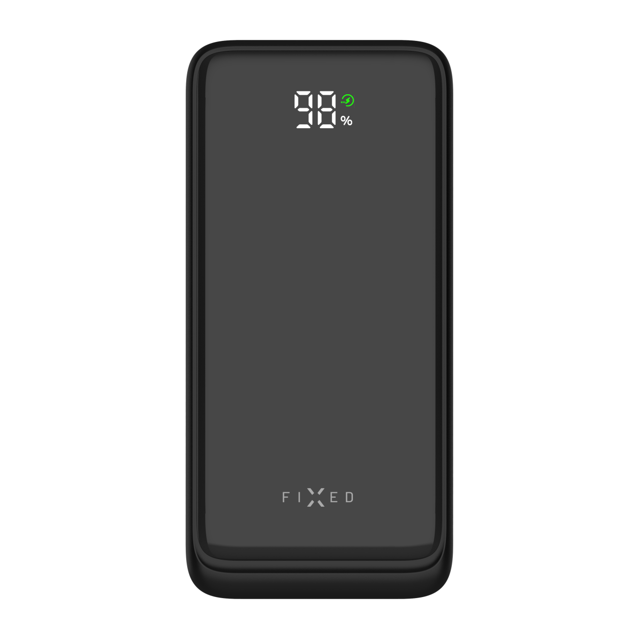 Powerbanka FIXED Zen2 10 s LCD displejem a výstupem PD 20W, 10 000 mAh, černá