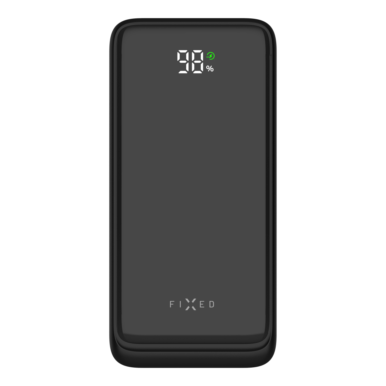 Powerbanka FIXED Zen2 30 s LCD displejem a výstupem PD 20W, 30 000 mAh, černá