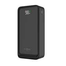 Powerbanka FIXED Zen2 30 s LCD displejem a výstupem PD 20W, 30 000 mAh, černá