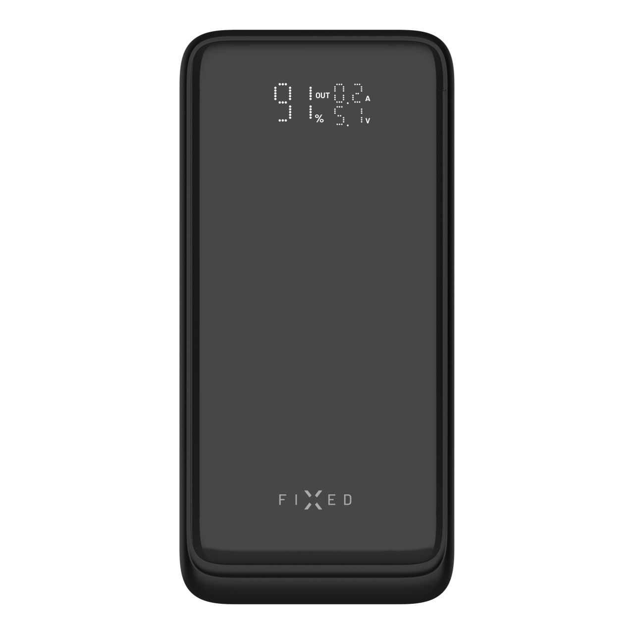 Powerbanka FIXED Zen2 30 Plus s LCD displejem a výstupem PD 65W, 30 000 mAh, černá