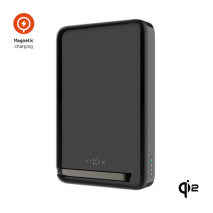 FIXED Powerbanka MagZen 10 Pro s bezdrátovým nabíjením se standardem Qi2 a podporou MagSafe, 10 000 mAh, černá