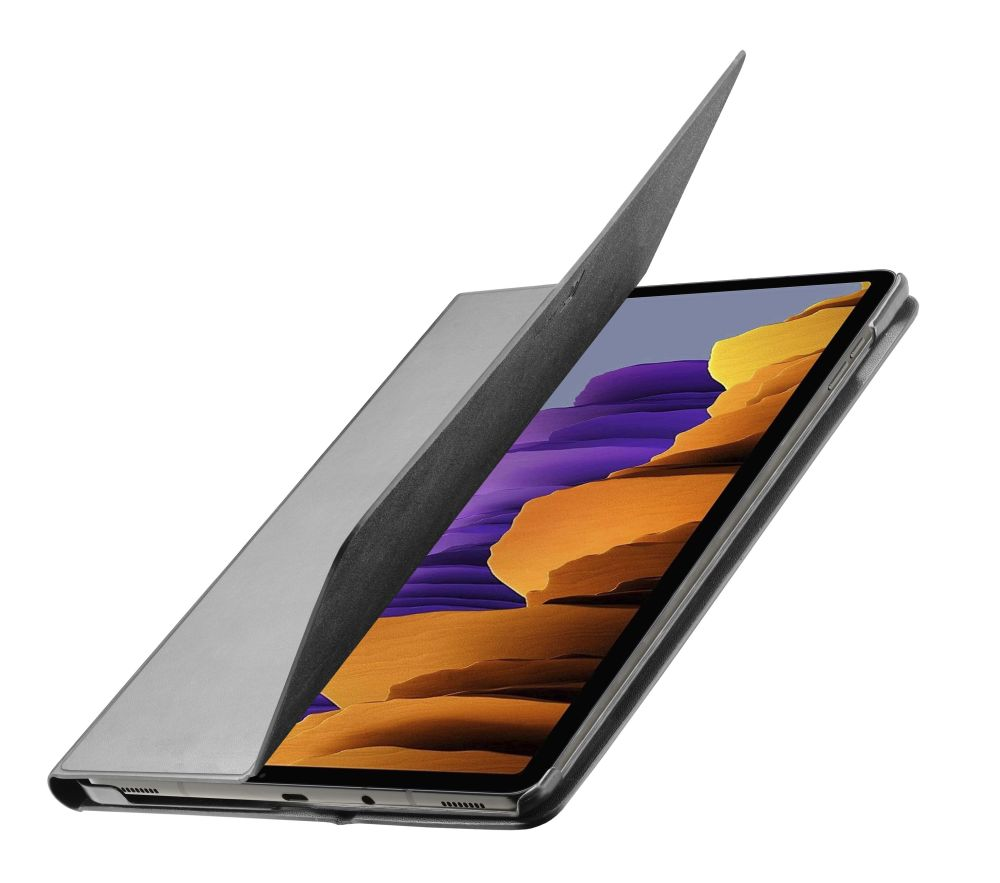 Pouzdro se stojánkem Cellularline Folio pro Samsung Galaxy Tab S9+, černé