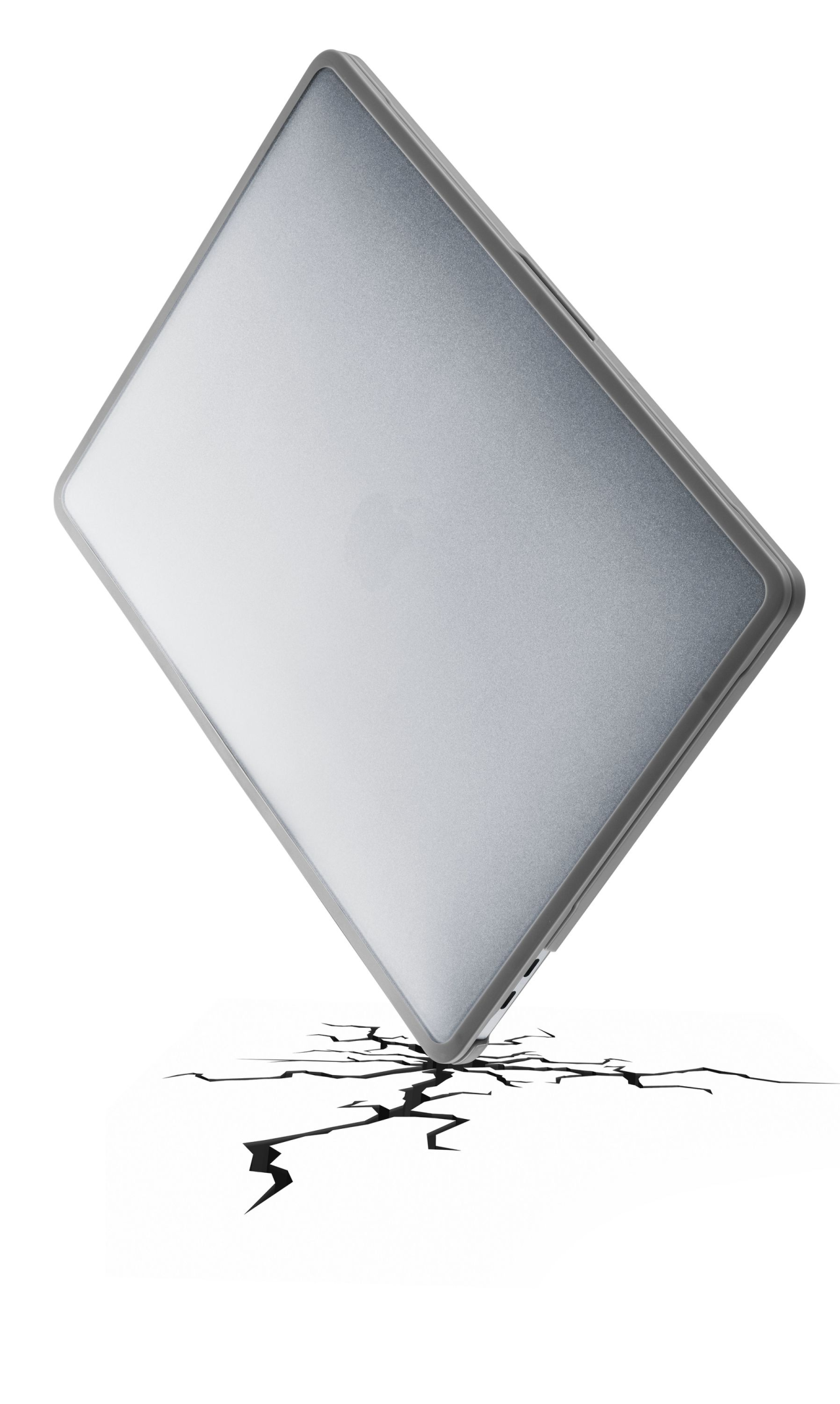 Tvrzený ochranný kryt Cellularline Matt Hard Shell pro Apple MacBook PRO 16'' (2021), transparentní