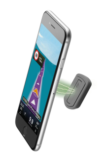 Magnetický nalepovací držák Cellularline MAG4 HANDY FORCE, černý