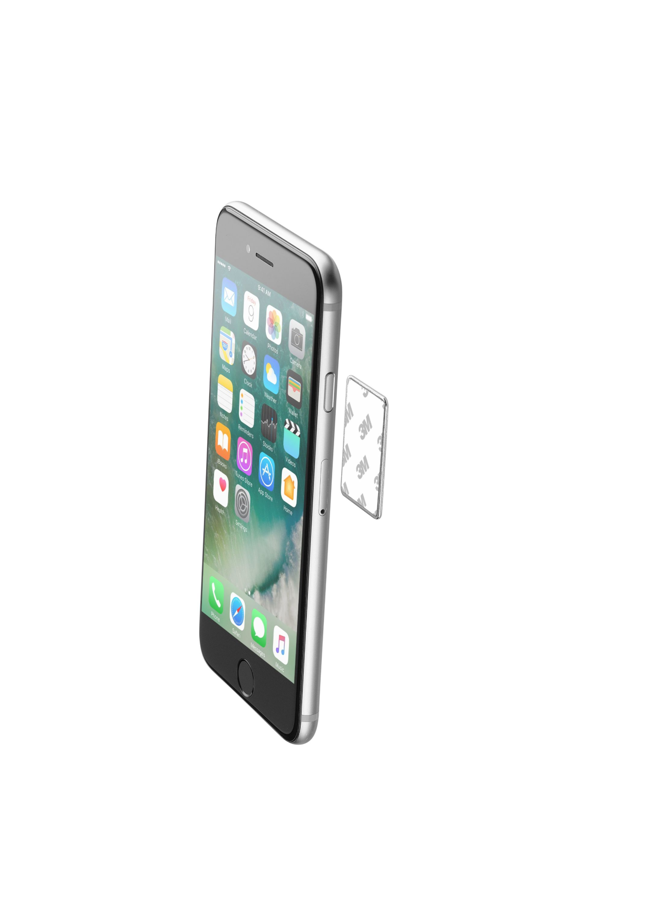 Magnetický nalepovací držák Cellularline MAG4 HANDY FORCE, černý