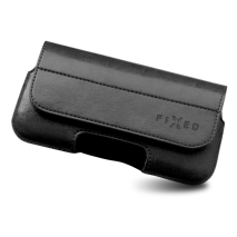 FIXED Horizontální pouzdro Sarif se zavíráním, PU kůže, velikost 6XL, černé
