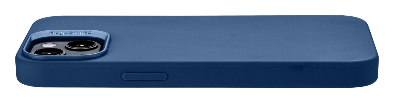 Ochranný silikonový kryt Cellularline Sensation Plus pro Apple iPhone 15, modrý