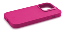 Ochranný silikonový kryt Cellularline Sensation Plus pro Apple iPhone 15, růžový