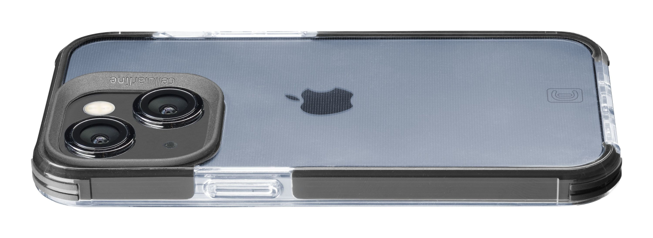 Ultra ochranné pouzdro Cellularline Tetra Force Shock-Twist pro Apple iPhone 14 Plus, 2 stupně ochrany, transparentní