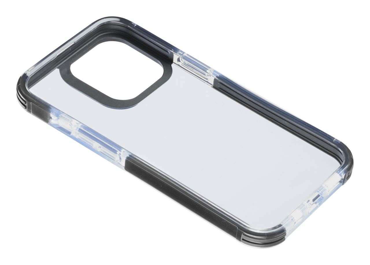 Ultra ochranné pouzdro Cellularline Tetra Force Shock-Twist pro Apple iPhone 14 PRO MAX, 2 stupně ochrany, transparentní