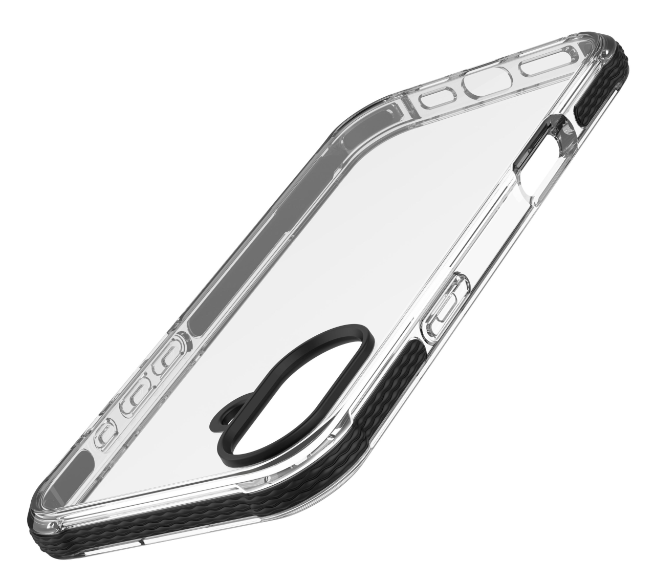 Ultra ochranné pouzdro Cellularline Tetra Force Strong Guard pro Apple iPhone 16 Plus, 2 stupně ochrany, transparentní