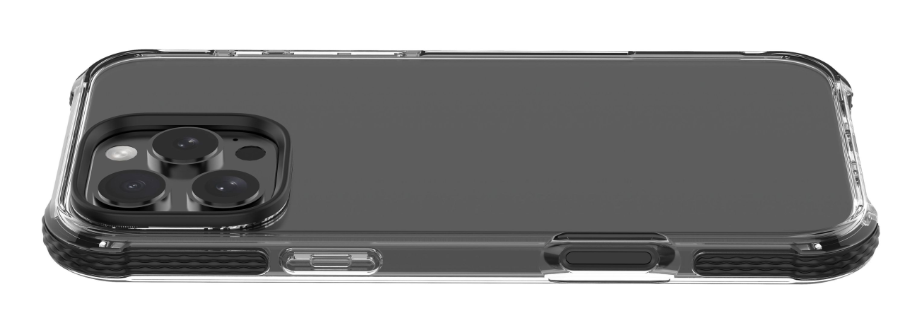 Ultra ochranné pouzdro Cellularline Tetra Force Strong Guard pro Apple iPhone 16 Pro Max, 2 stupně ochrany, transparentn